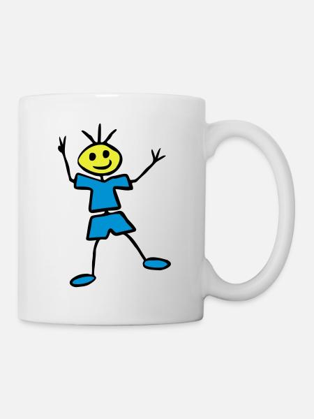 Stick figure - Mug - white