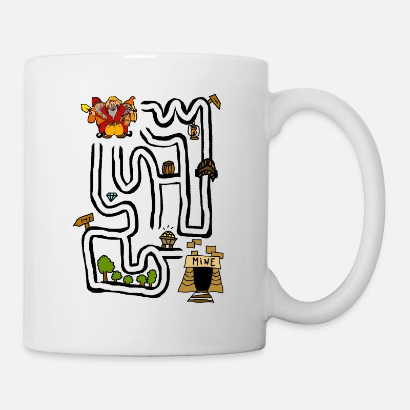 labyrinthe - Mug blanc - blanc