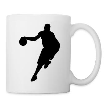 basketballer - Tasse - Weiß - Rechts