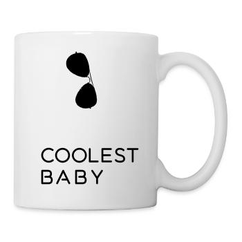 Coolest Baby - father and son Partnerlook Shirts - Mug - white - Right