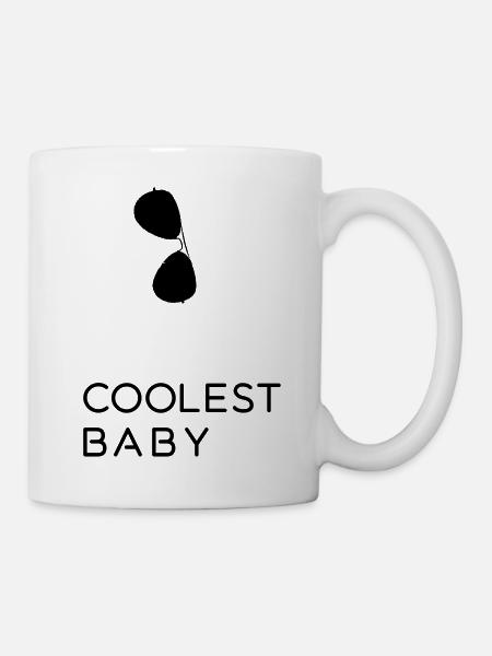 Coolest Baby - father and son Partnerlook Shirts - Mug - white
