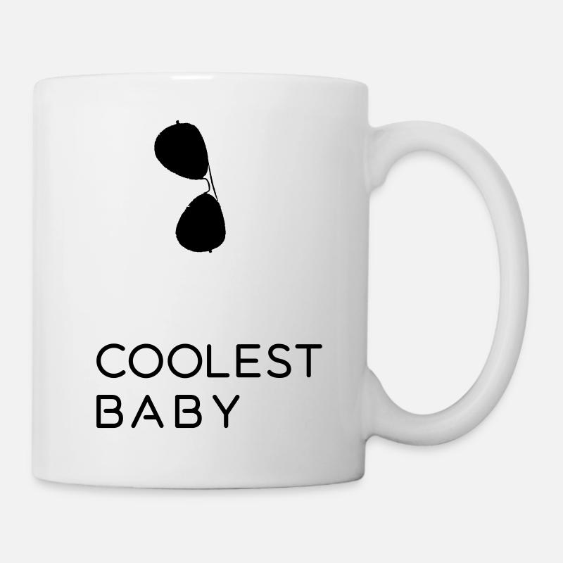 Coolest Baby - father and son Partnerlook Shirts - Mug - white