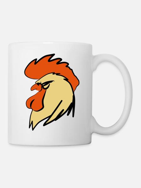 ROOSTER BOOSTER - Tasse - Weiß