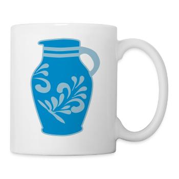 Hessischer Bembel - Tasse - Weiß - Rechts
