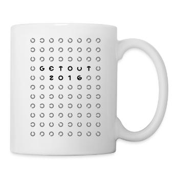 GetOut 2016 Sehtest 3 - Tasse - Weiß - Rechts
