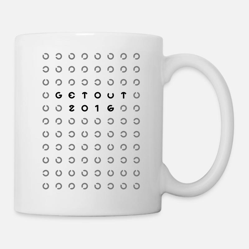 GetOut 2016 Sehtest 3 - Tasse - Weiß