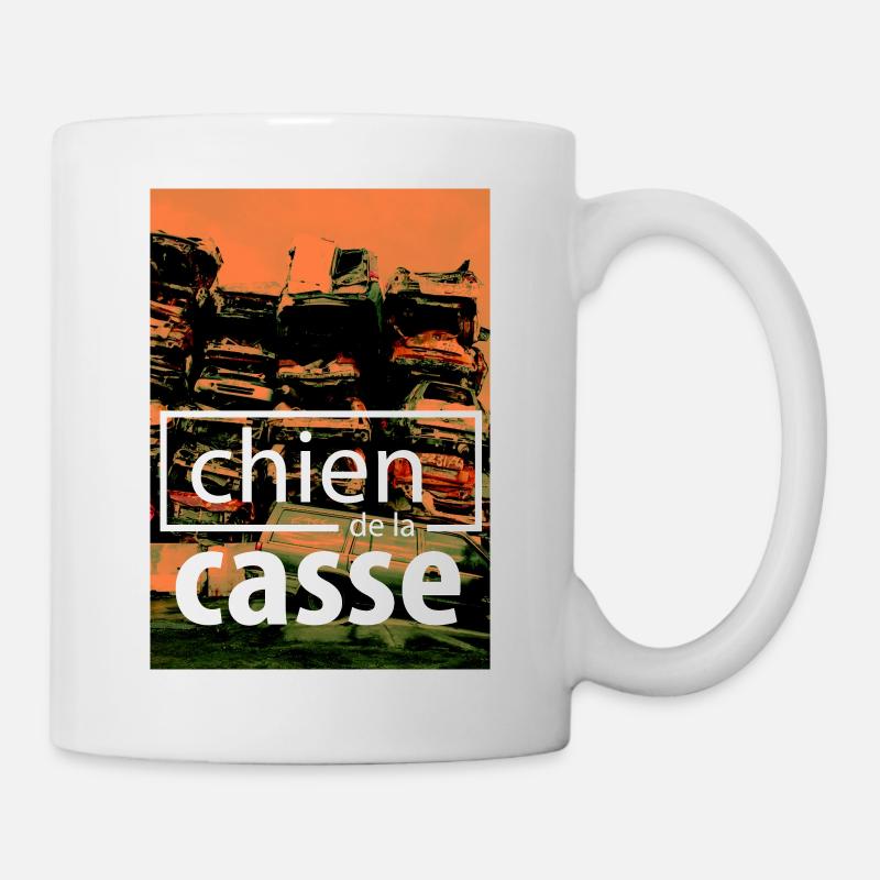 chien de la casse - Mug blanc - blanc