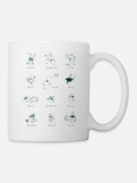 The TEA-Shirt Vol. I - Tasse - Weiß