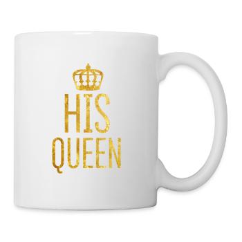 Queen // Partnershirt - Tasse - Weiß - Rechts