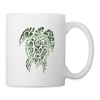 tortue - Mug blanc - blanc - Droite