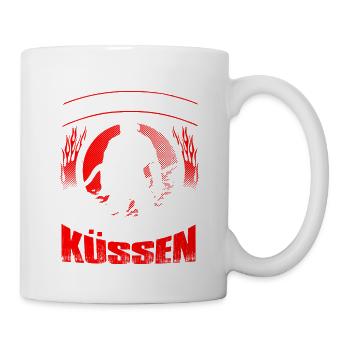 Arsch retten - Tasse - Weiß - Rechts