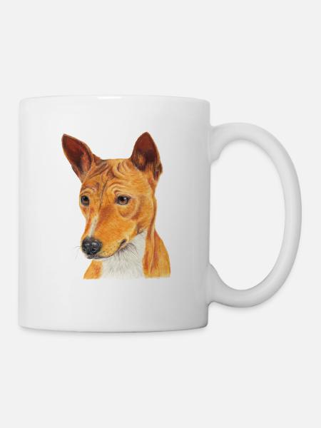 Basenji - Tasse - Weiß