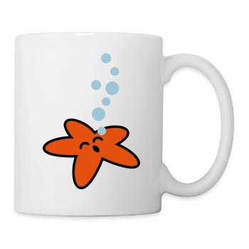 seestern_3c - Tasse - Weiß - Rechts