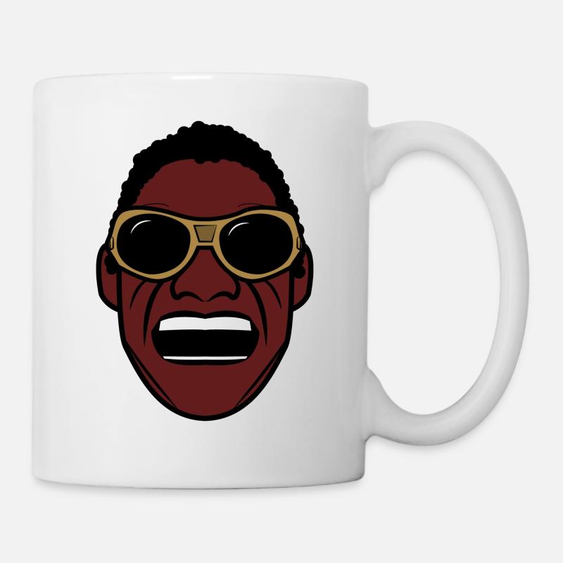 Ray Charles - Mug blanc - blanc