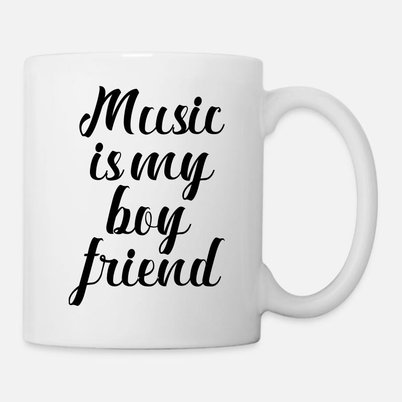 La musique est mon ami - Mug blanc - blanc