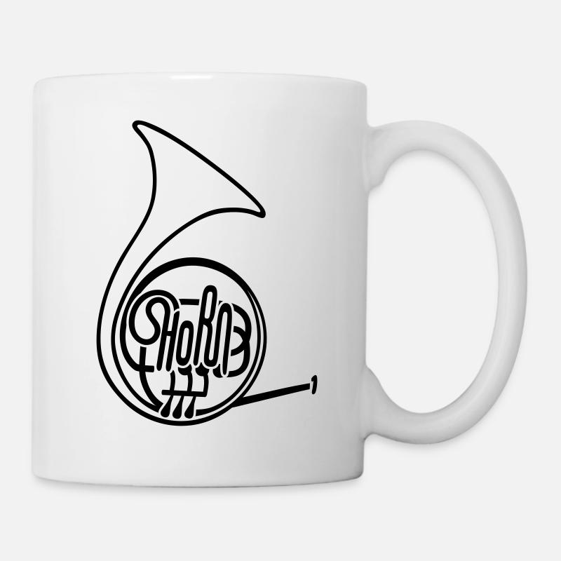 Waldhorn I - Tasse - Weiß