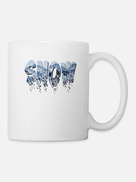Schnee - Tasse - Weiß