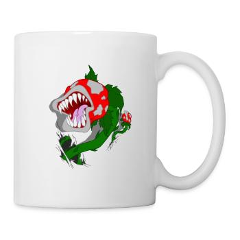 plante carnivore - Mug blanc - blanc - Droite