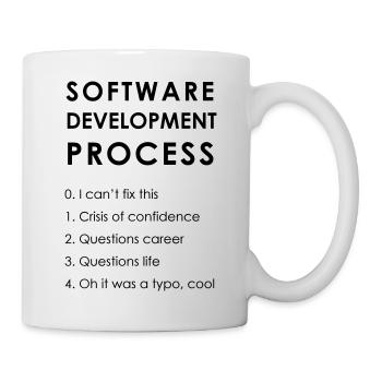 Software Development Process - Mug - white - Right