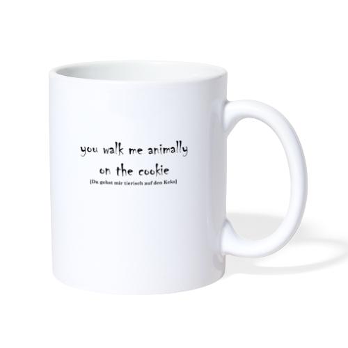 You walk me animally on the cookie - Tasse