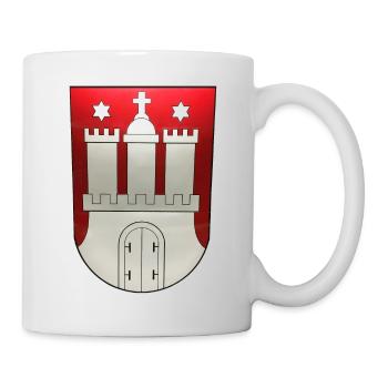 Hamburg - Tasse - Weiß - Rechts