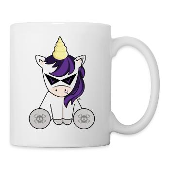Licorne Grunge - Mug blanc - blanc - Droite