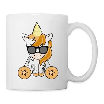 Licorne Hipster - Mug blanc - blanc - Droite