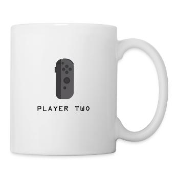 ¿Bereit Spieler zwei? - Tasse - Weiß - Rechts