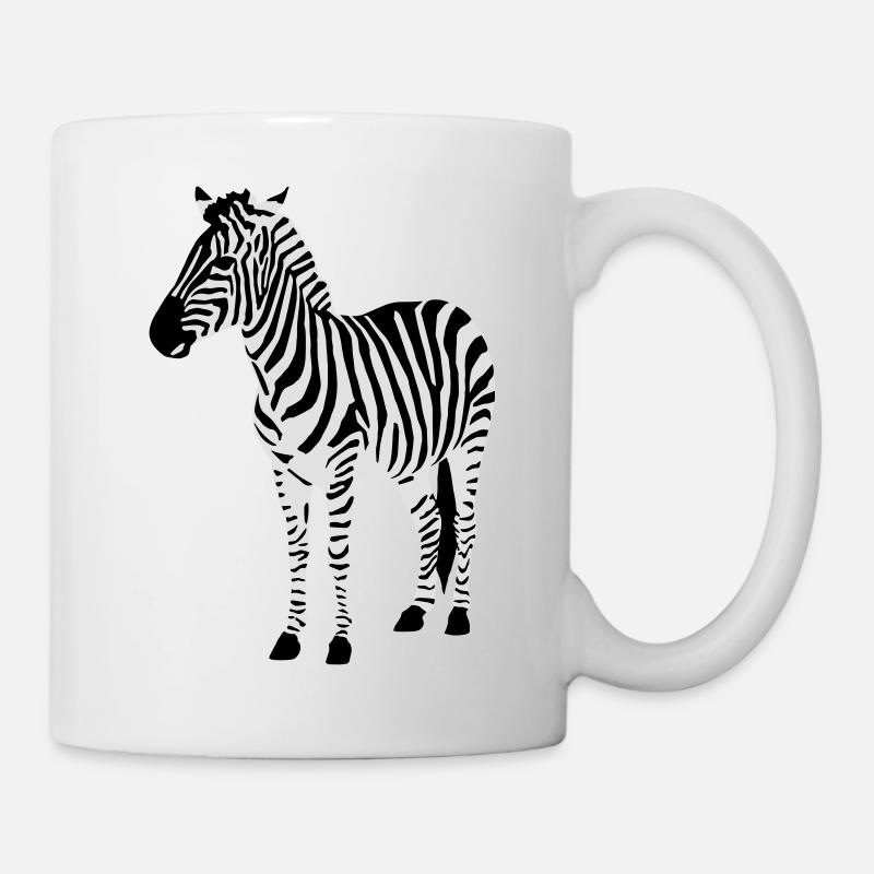 Zebra - Tasse - Weiß