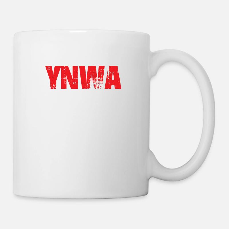 ynwa in red - Mug - white