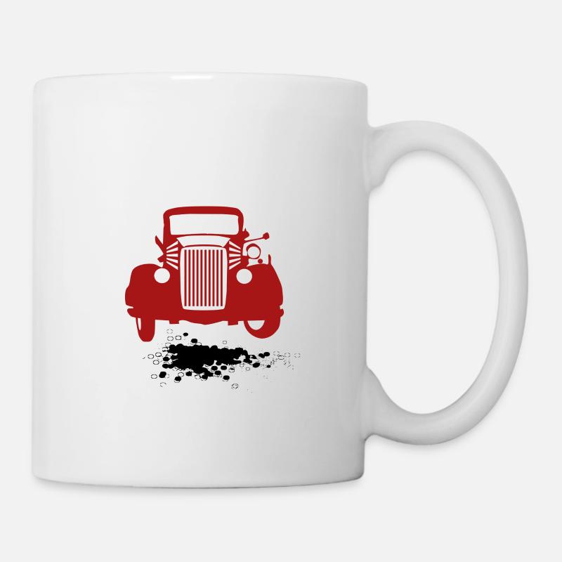 Autos, Mobile, Oldtimer - Tasse - Weiß