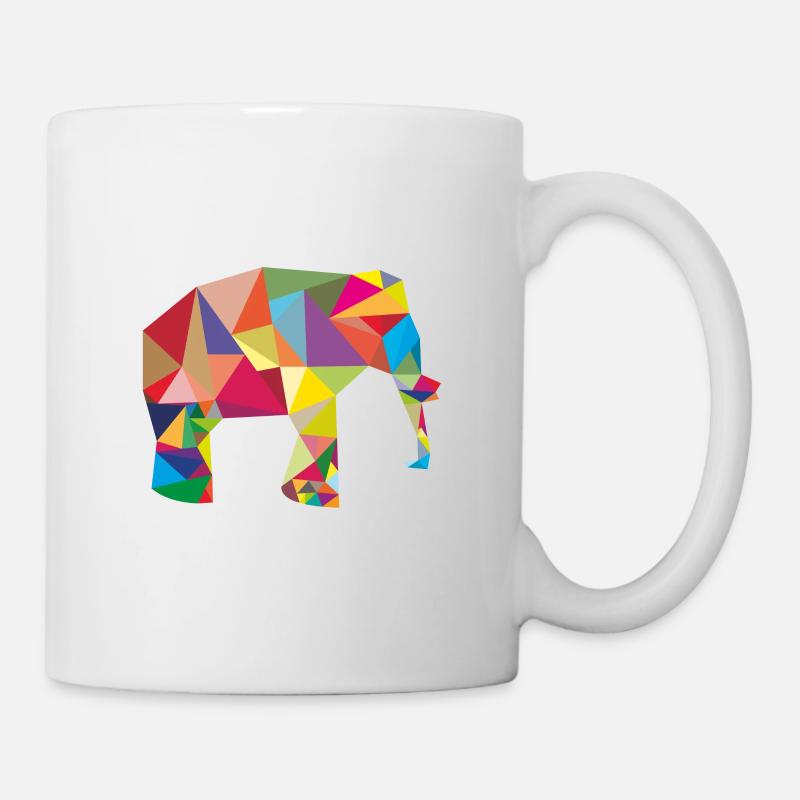 elephant - Mug - white