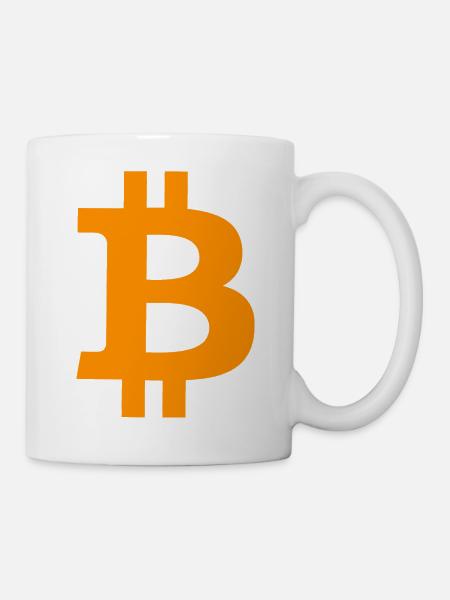 Bitcoin - Tasse - Weiß