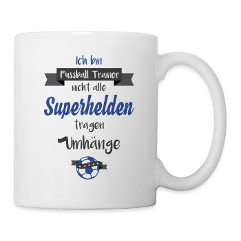 Fussball Trainer Fußball - Tasse - Weiß - Rechts