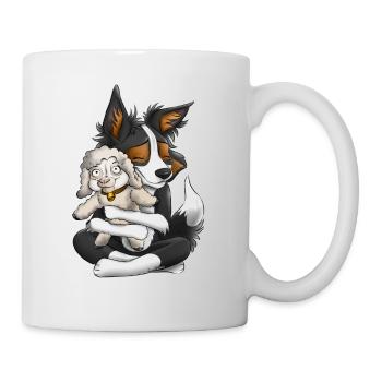 I'm a Sheepdog - Noir Tricolore - Mug blanc - blanc - Droite