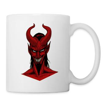 DEMON - Mug blanc - blanc - Droite