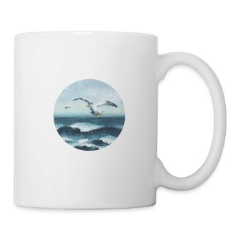 Möwen - Tasse - Weiß - Rechts