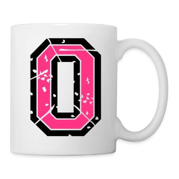 0 Vektor Used Look - Farbwechsel - Tasse - Weiß - Rechts