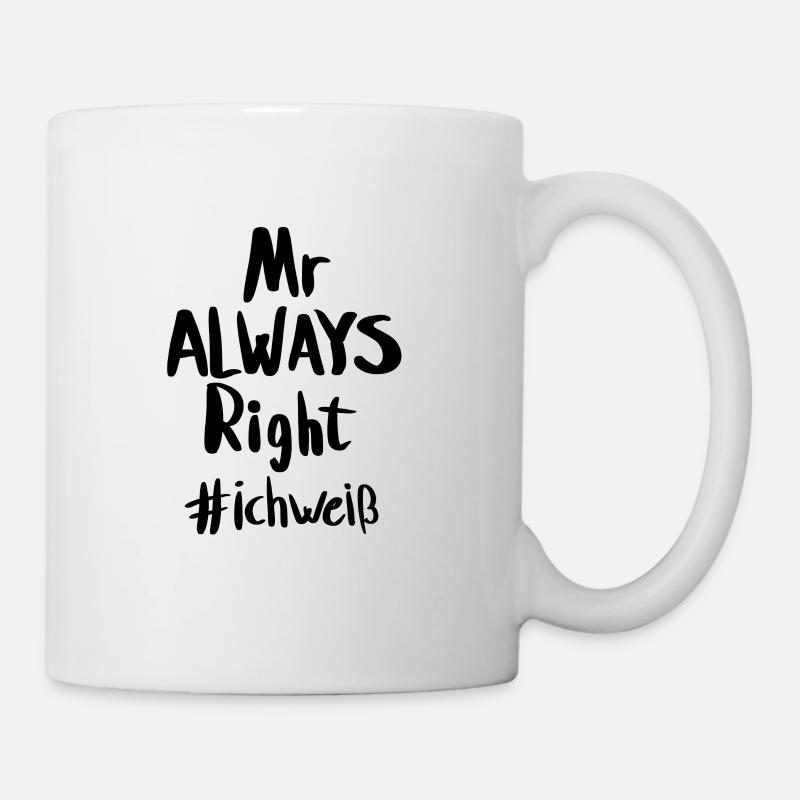 man - Tasse - Weiß