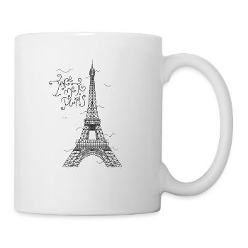 Paris Eiffelturm - Take me to Paris - Tasse - Weiß - Rechts