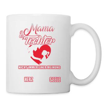 Mama Tochter - Tasse - Weiß - Rechts
