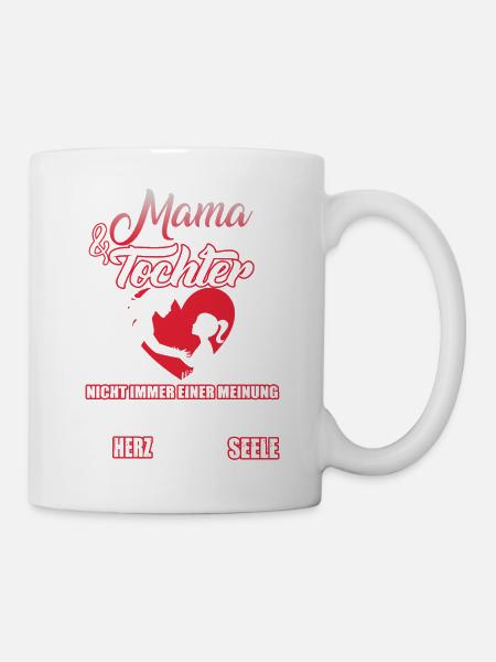 Mama Tochter - Tasse - Weiß