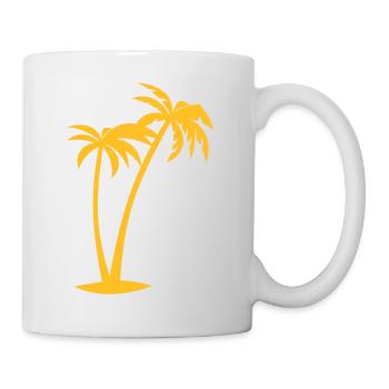 palmiers - Mug blanc - blanc - Droite