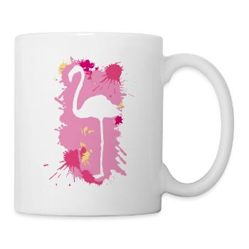 Flamingo - Mug blanc - blanc - Droite