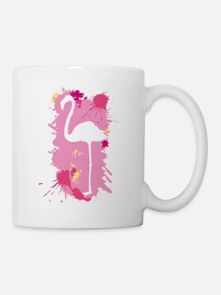 Flamingo - Tasse - Weiß