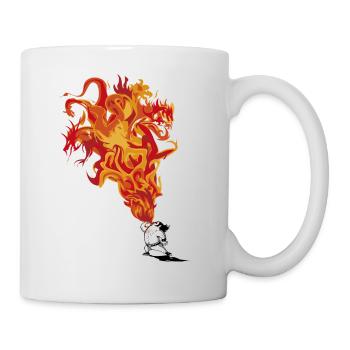 Fire-eater - Mug - white - Right