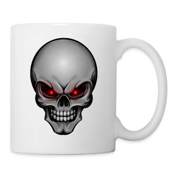 Skull 004 - Mug - white - Right