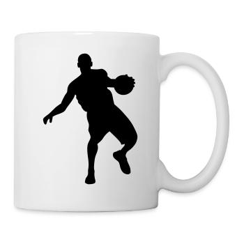 Basket-ball Basketball Basket - Mug blanc - blanc - Droite