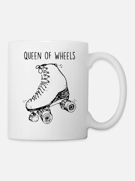 queen of wheels - Mug blanc - blanc