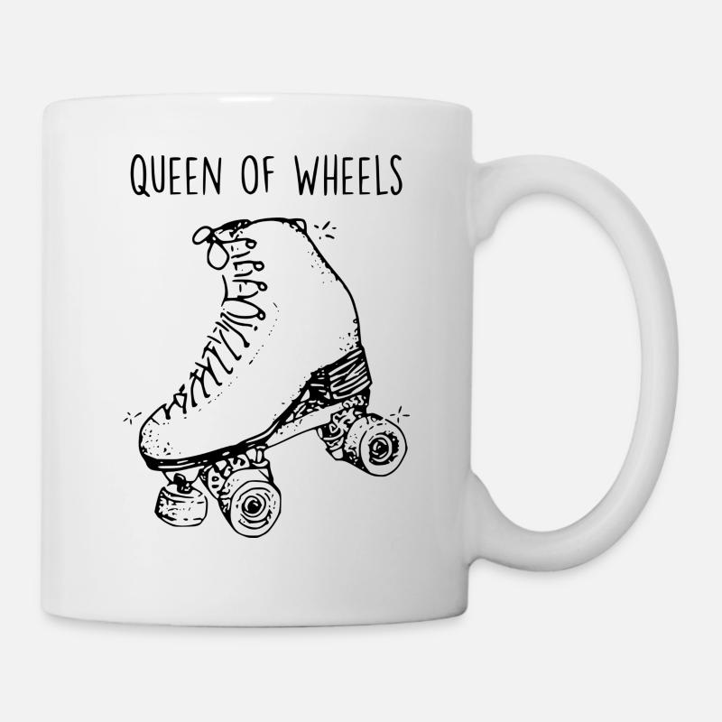 queen of wheels - Mug blanc - blanc